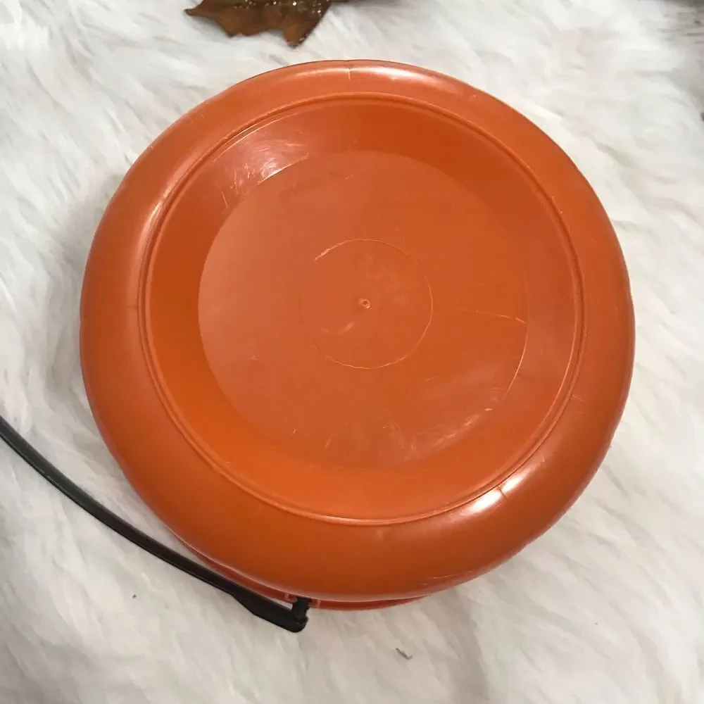 D 1980 McDonalds McBoo Orange‎ Halloween Pumpkin Happy Meal Pail